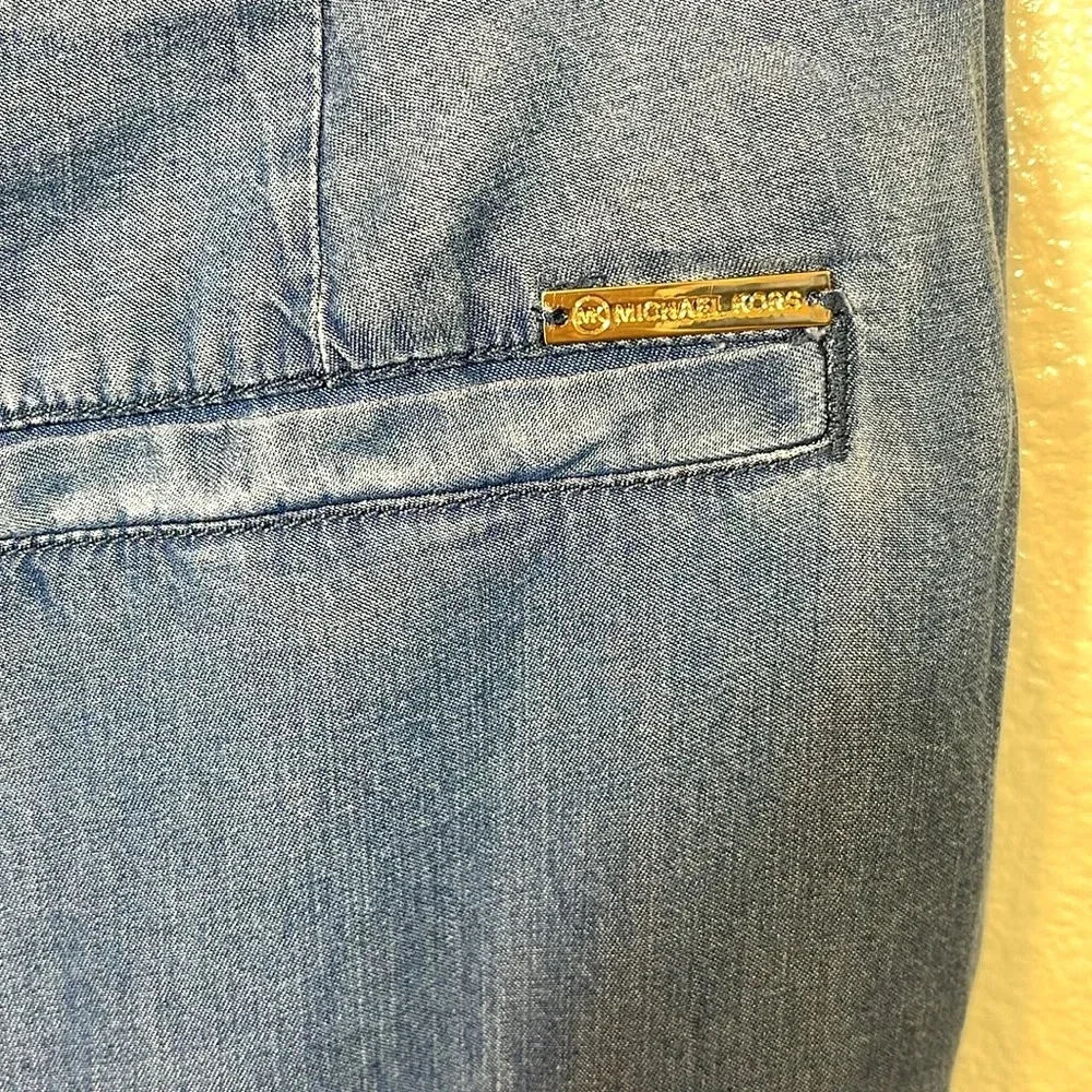 Michael Kors Woman's Casual Flat Front Casual Pants Trousers Size 4